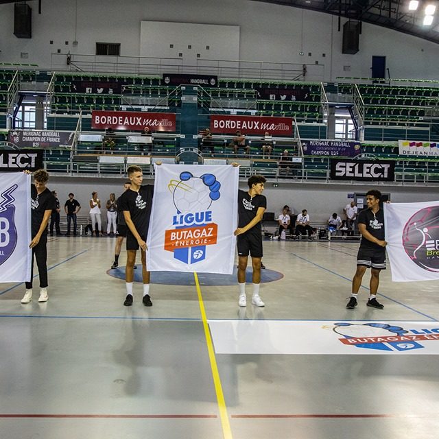 signalétique sportive, communication évènementielle, ligue butagaz énergie, #LBE