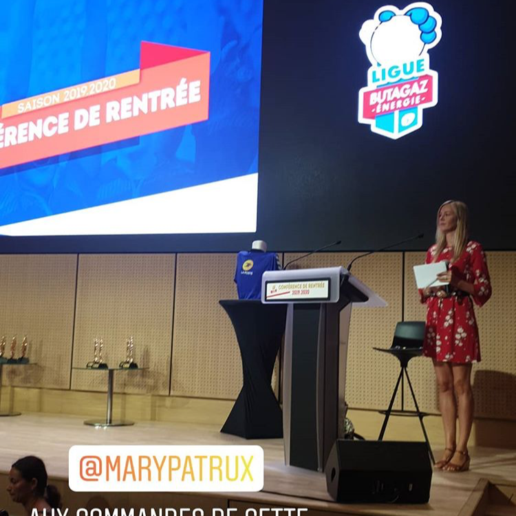 signalétique sportive, communication évènementielle, ligue butagaz énergie, #LBE