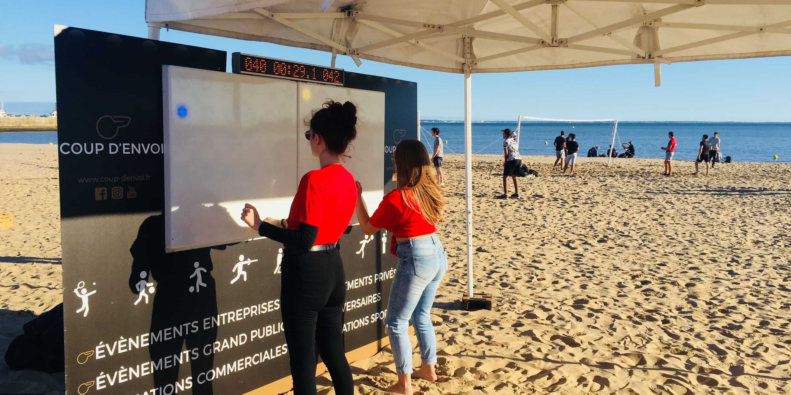 iut saint nazaire, dut, escape game, rentrée, intégration, mur digital, plage, alvéole 12, mathieu failler, évènement, coup d'envoi