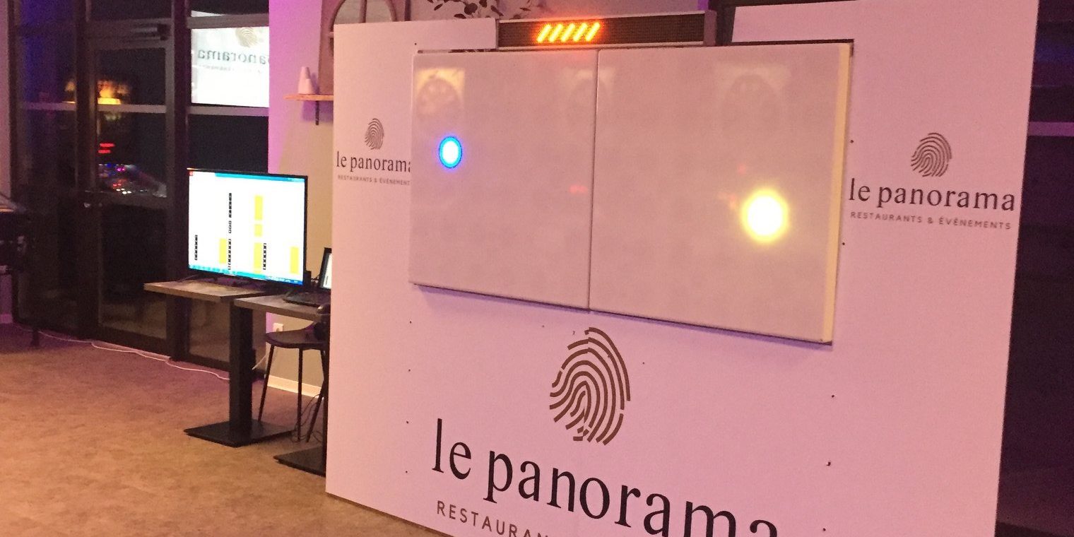 Animation mur digital au restaurant Le Panorama Animation mur digital au restaurant Le Panorama