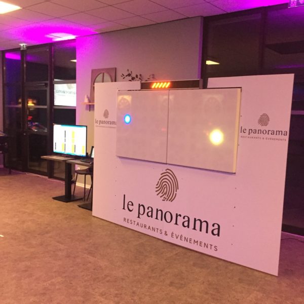 Animation mur digital au restaurant Le Panorama Animation mur digital au restaurant Le Panorama