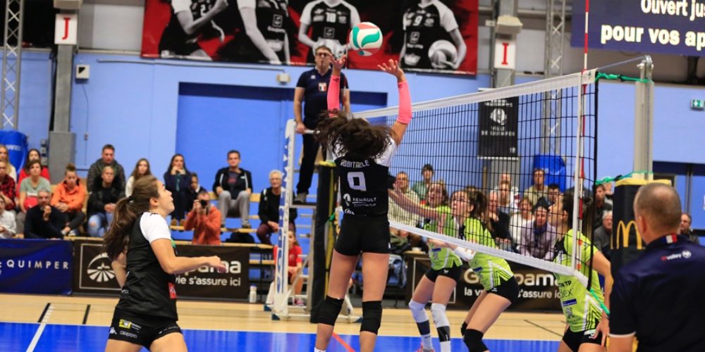 visuel grand format, quimper volley, coup d'envoi signalétique